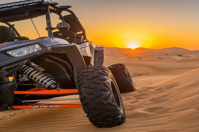 1-Hour Desert Buggy Self-Drive Adventure: Camel Ride & Sandboard - Leaving Dubai for the Lahbab dunes