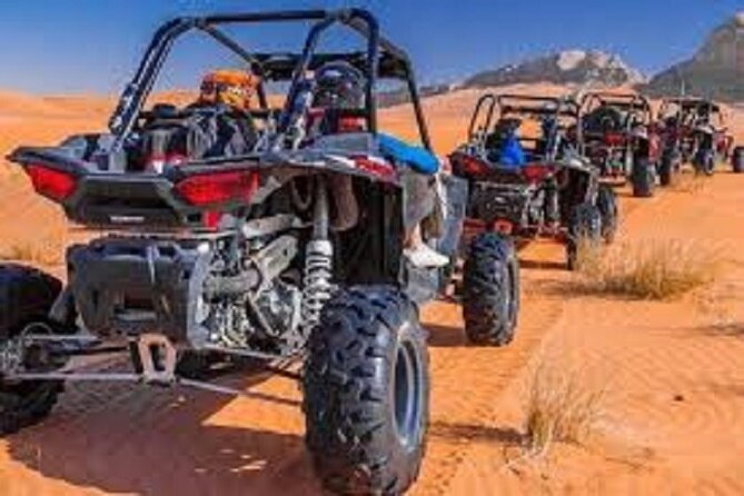 1-Hour Desert Buggy Self-Drive Adventure: Camel Ride & Sandboard - Sandboarding on the dunes