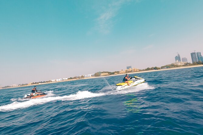 1-Hour Jet Ski Tour – Burj Al Arab, Atlantis, & Dubai Skyline - Speed, turns, and time in the open water