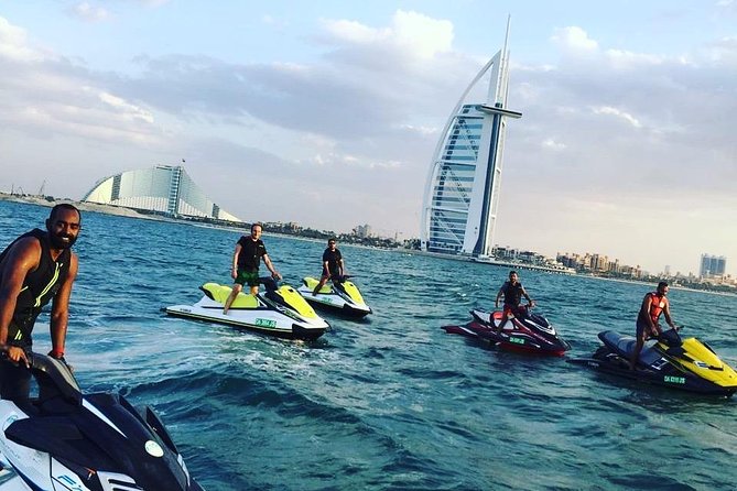 1-Hour Jet Ski Tour – Burj Al Arab, Atlantis, & Dubai Skyline - Burj Al Arab from the sea