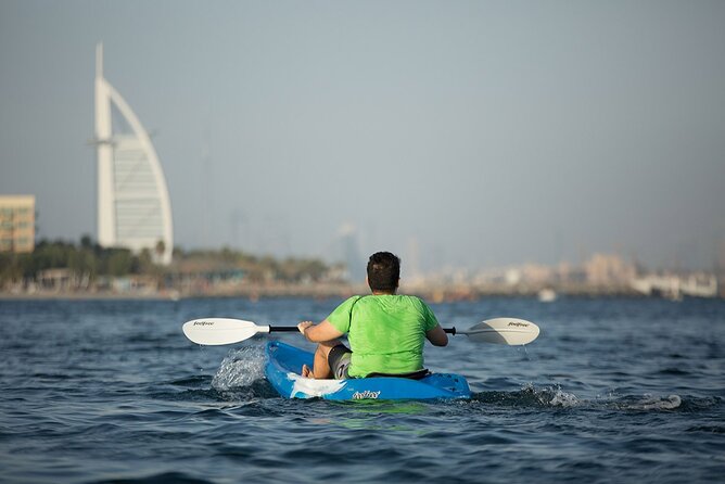 1-Hour Kayaking Experience in Dubai - Getting onto the water at Palm Jumeirah