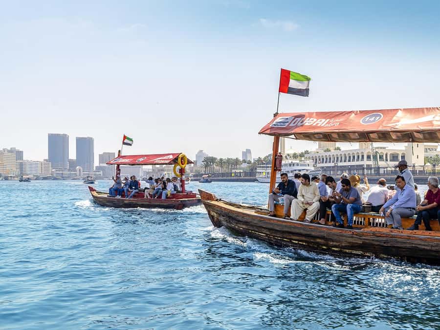 2-Day City Tour: Dubai & Abu Dhabi + Yacht Experience - The sunset yacht from Dubai Harbour