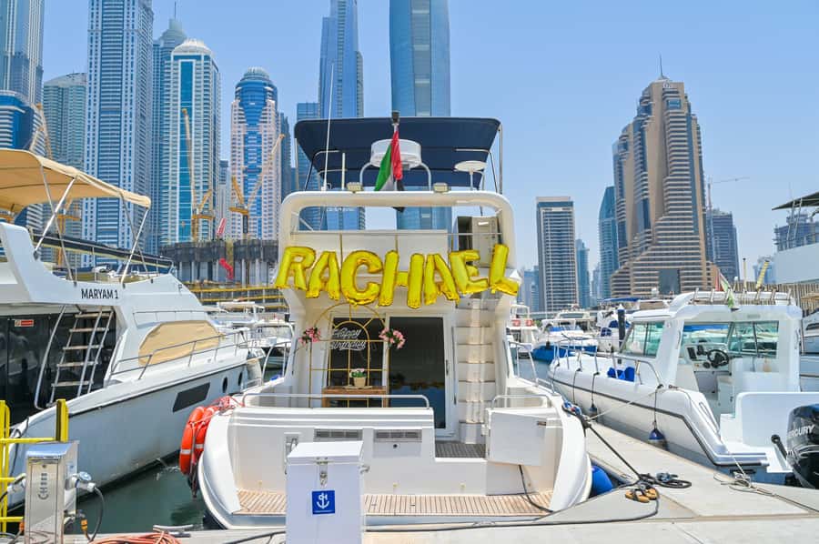 2 Hour Birthday Celebration on a Yacht in Dubai - Why a yacht birthday works well in Dubai