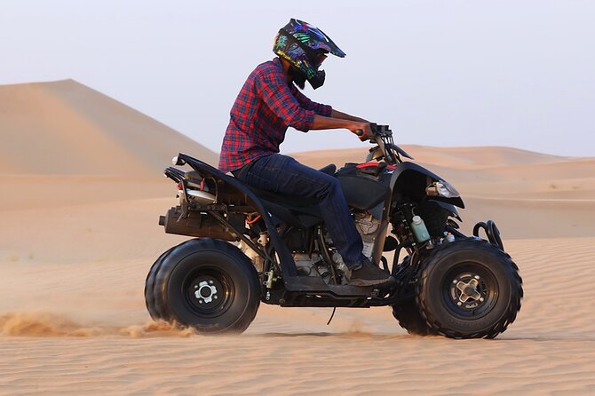30 minutes Private Quad Bike Ride in Desert - Clothing and comfort in the sand