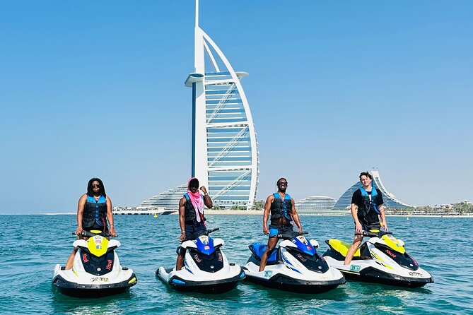 30Min Dubai Jet Ski Tour of Burj Al Arab with Free Ice Cream - Rough water, speed, and physical effort
