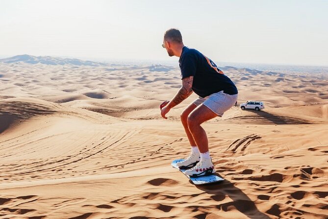 4 Hour Morning Desert Safari with Camel Ride & Sand Boarding - A short break, facilities, and optional food