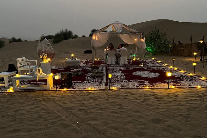 5 hours Private Desert Safari Setup in Dubai - Tanoura dancing and the evening atmosphere