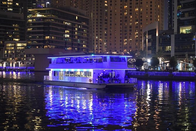 5 Star Luxury Catamaran Dinner Cruise in Dubai Marina - A night route through Marina Canal