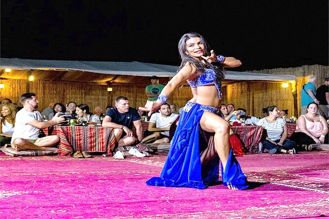 6-Hour Dubai Desert Dinner Safari with Dune Bashing & Camel Ride - Sunset, an oasis, and a camel farm