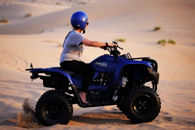 6-Hour Dubai Desert Safari with BBQ Dinner & Quad Biking - Sunset photos before the evening show