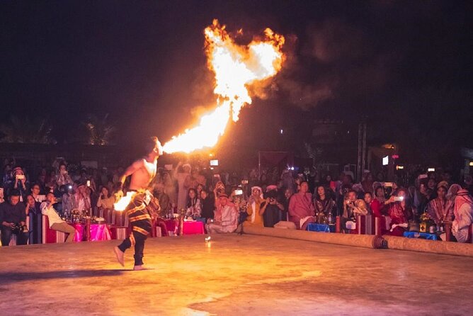 6-Hour Dubai Desert Safari with BBQ Dinner & Quad Biking - Tanoura, belly dance, music, and fire