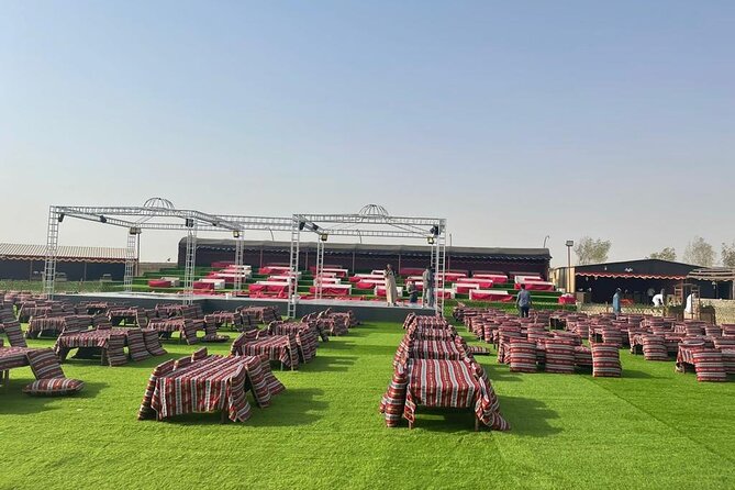 6 Hours Desert Safari Dubai Tour with BBQ Dinner & Live Shows - Dune Bashing, Sandboarding, and the Sunset Stop