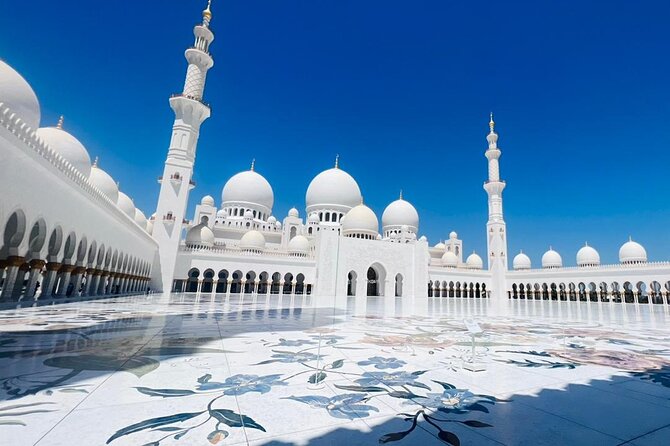 8 hours Abu Dhabi Grand Mosque and Qasar Al Watan Palace Tour - Sheikh Zayed Grand Mosque: the day’s essential stop