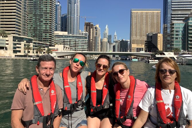 90-Min Speed Boat: Burj Al Arab, Atlantis, Ain Dubai & Ice Cream! - Ain Dubai and the open-water photo stop