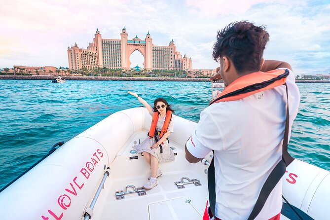 90 Mins Speedboat Tour Dubai Marina JBR Atlantis and Burj Al Arab - Ain Dubai from the water