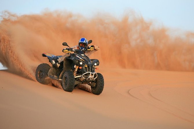 90-Minutes Quad Biking Tour From Dubai - What the desert ride feels like