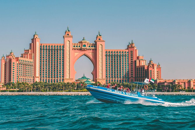 90 Minutes Speedboat Tour Dubai Marina, Burj Al Arab and Atlantis - Atlantis and the Palm from the sea