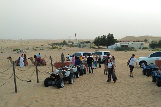 Abu Dhabi: 7-Hours Desert Safari with BBQ, Camel Ride & Sandboarding - A five-minute camel ride