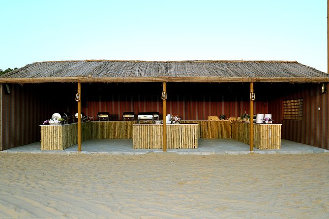Abu Dhabi Afternoon Desert Safari and BBQ Dinner - Arabic Buffet Dinner Under the Evening Sky