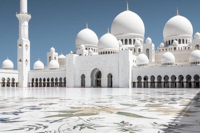 Abu Dhabi City Tour, Emirates Palace, Grand Mosque, Louvre Museum - Sheikh Zayed Grand Mosque: give this stop your full attention