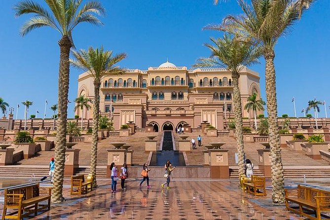 Abu Dhabi City Tour, Emirates Palace, Grand Mosque, Louvre Museum - Emirates Palace and Etihad Towers: grand exteriors, brief visits