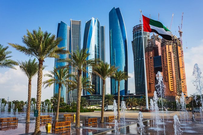 Abu Dhabi City Tour, Grand Mosque, Emirates Palace & The Louvre - The Corniche, Breakwater Island, and city views