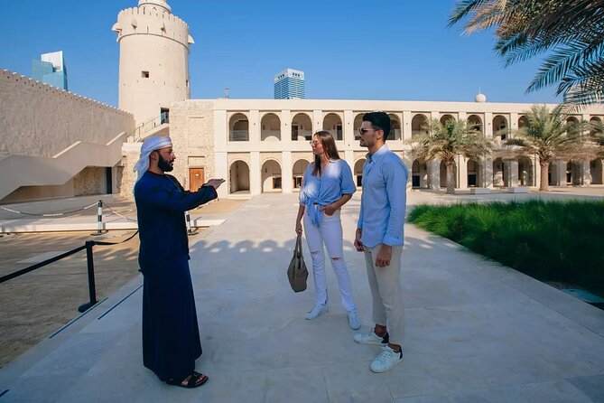 Abu Dhabi City Tour: Grand Mosque, Palace, Souk, Louvre & Ferrari - Dates Market and Heritage Village