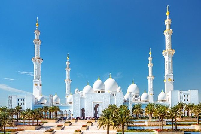 Abu Dhabi City Tour with Desert Safari Adventure - One long day from mosque marble to desert sand