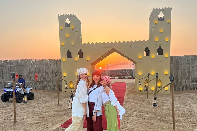 Abu Dhabi City Tour with Evening Desert Safari Hot BBQ Dinner - Camels, sunset, and a slower hour