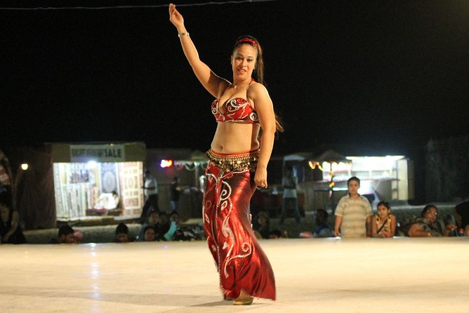 Abu Dhabi Desert Safari 4x4, BBQ Dinner, Camel Ride - Local costumes, tea, and the camp setting