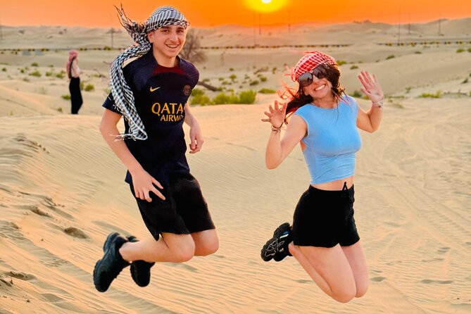 Abu Dhabi Desert Safari with Live Entertainment and Live BBQ - Sunset views and the desert setting