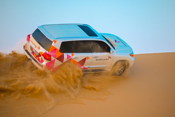 Abu Dhabi Evening Desert Safari - Dune bashing Camel ride and BBQ - Meeting camels at the farm