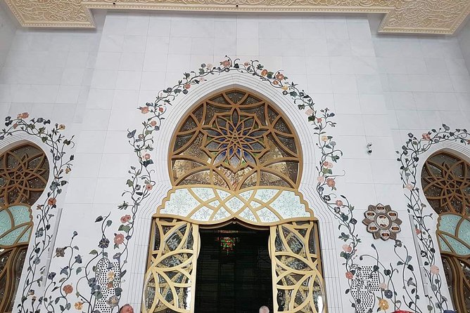 Abu Dhabi Full Day City with Grand Mosque Visit , Ferrari World Stop - Emirates Palace and Marina Mall for quick city impressions