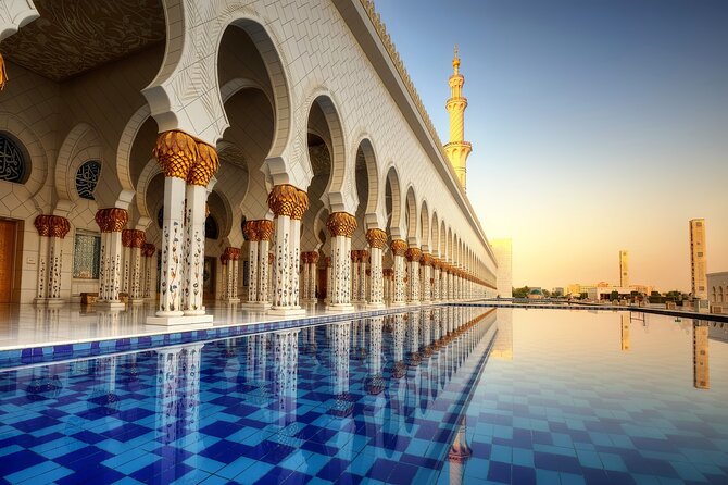 Abu Dhabi Mosque and Louvre Museum with Lunch from Dubai - Sheikh Zayed Grand Mosque: allow time for the entrance process