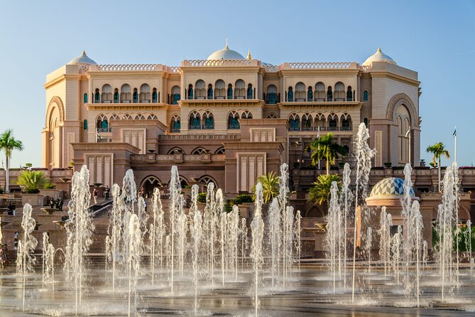 Abu Dhabi Sightseeing Tour in Private Vehicle - Emirates Palace is a palace-sized photo stop