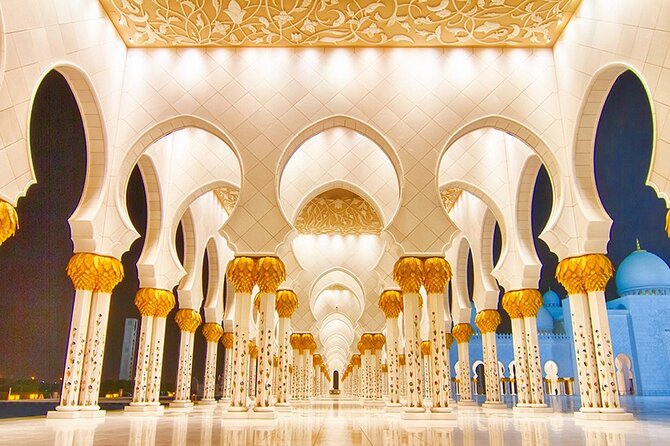 Abu Dhabi Tour Full-Day from Dubai small group with Grand Mosque - Emirates Palace offers glamour, with limited time