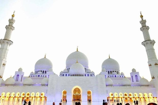 Abu Dhabi Tour with Grand Mosque and BAPS Temple - Emirates Palace, Etihad Towers, and the presidential route