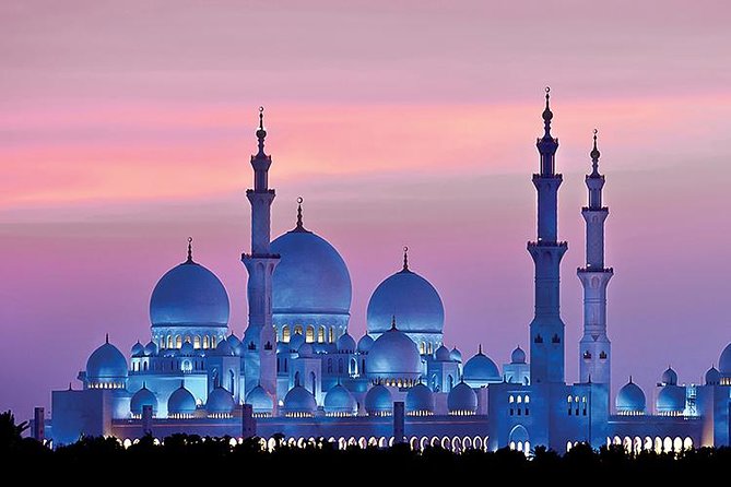 Abu Dhabi Tour with Sheikh Zayed Grand Mosque & BAPS Hindu Mandir - Emirates Palace and Etihad Towers from the outside