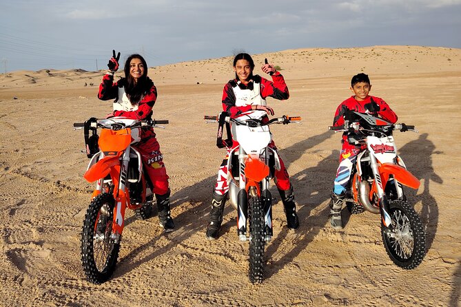 Adult Desert Motorbike Training in Dubai - A proper lesson, not a quick desert spin
