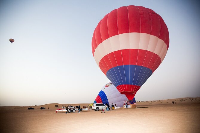 Adventure Hot Air Balloon with Buffet Breakfast & Falcon Show - Quad biking and short camel and horse rides