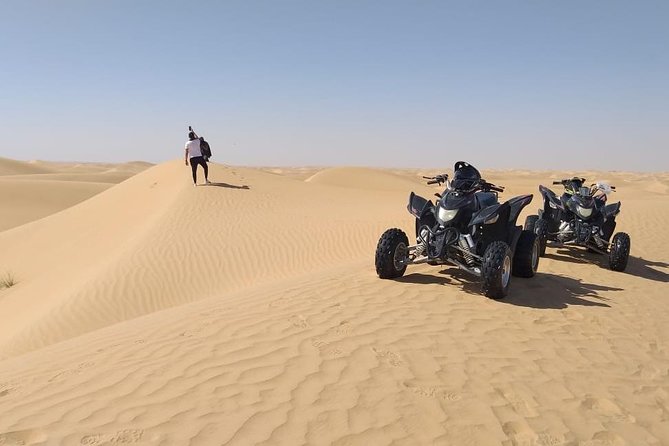 Adventure quad bike tour ( 2 hour private quad biking to deep desert ) - The possible camel farm visit