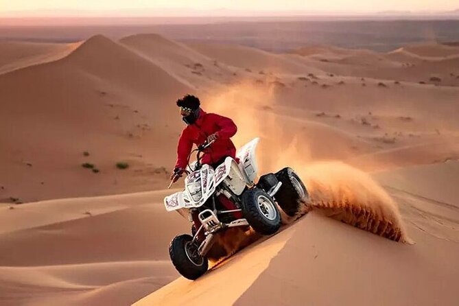 Adventurous Red Dune Desert Safari Deal with Quad Bike,Shows &BBQ - Camel riding and sandboarding