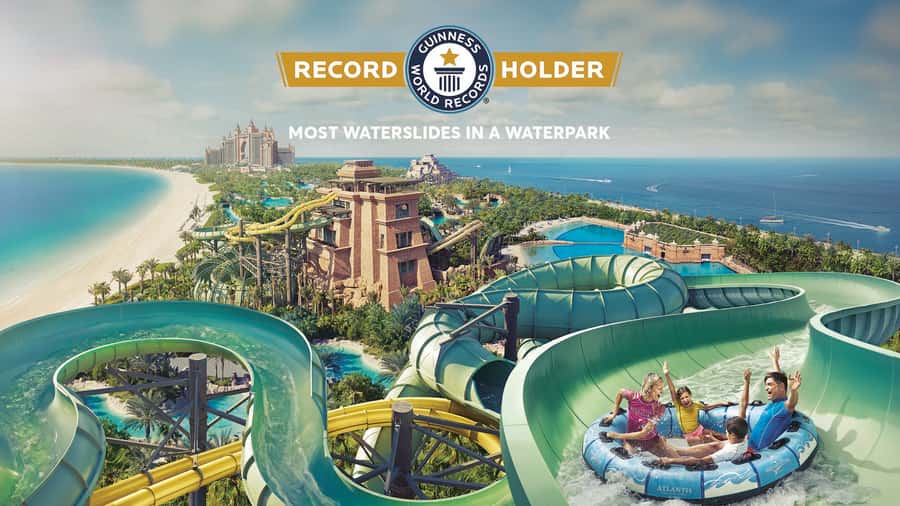 Aquaventure World Waterpark Ticket at Atlantis Dubai - Leap of Faith and the major thrill rides