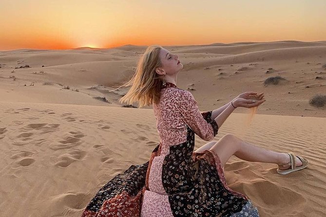 Arabian Desert Safari with BBQ Dinner Camel Ride, Sand Boarding - Jannat Desert Safari Camp is the evening base