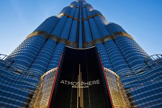AtMosphere Lounge at 122nd floor of Burj Khalifa Tower with Private Transfers - Arriving at the Burj Khalifa