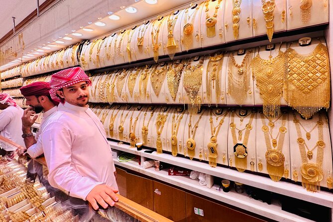 Authentic Old Dubai, Souks, Tastings & local boat Guided Tour - Gold Souk, the grand finale