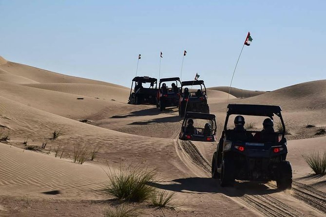 Buggy Safari with BBQ, Live Entertainment - From Dubai pickup to the open desert