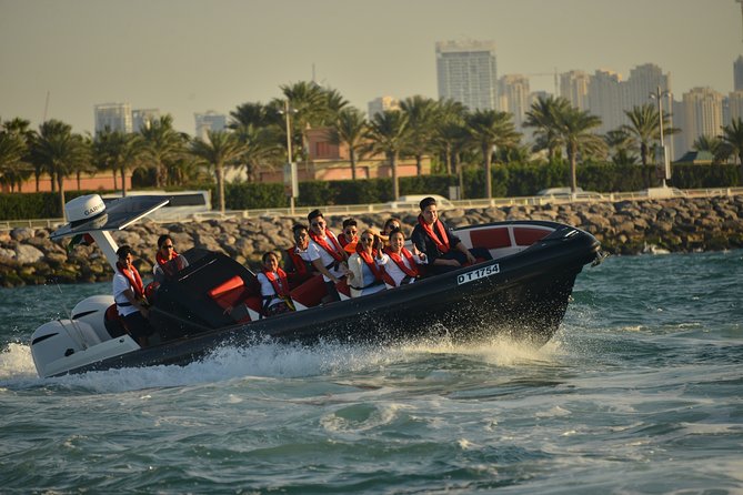 Burj Al Arab 100 Minute Boat Tour - JBR beach and high-rise views