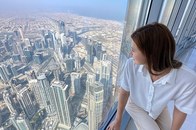 Burj Khalifa At the Top & Dubai Aquarium Combo Entrance Tickets - Choose your Burj Khalifa time with care