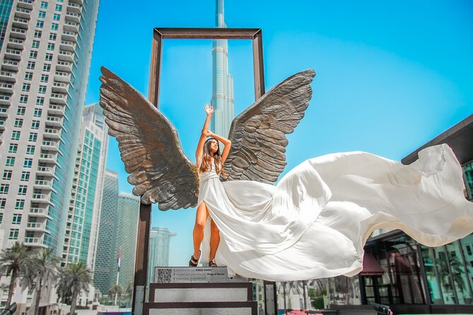 Burj Khalifa Flying Dress Instagram Videography Shoot - Key points to know before booking